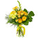 Yellow bouquet of roses and chrysanthemum. Mykolayiv, Mykolaiv Oblast